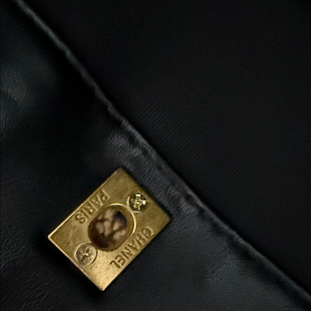 CHANEL VIP Black Quilted Shoulder Bag with Gold Hardware - Picture 10 of 12
